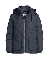 Lands' End Women's FeatherFree Insulated Diamond Quilted Jacket