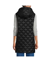 Lands' End Women's Wanderweight Packable Down Long Vest