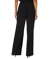 Vince Camuto Women's Lace-Trim Pull-On Ponte Pants