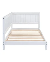 Slickblue Twin Size Wood Daybed/Sofa Bed for Versatile Living