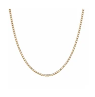 Hollywood Sensation 18k Gold Plated Tennis Necklace with Aaaaa Cubic Zirconia