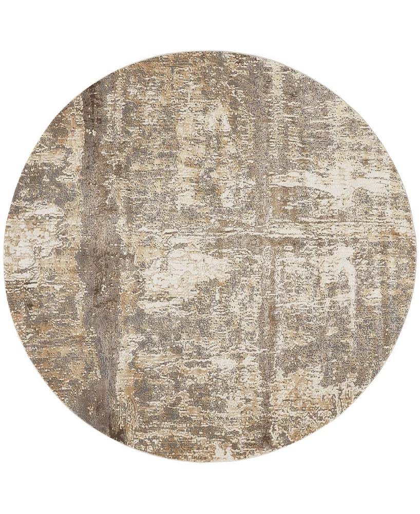 Feizy Parker 3701F 7'9"x7'9" Round Area Rug