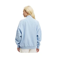 Cotton On Women's Plush Rib Zip Through Longsleeve