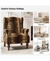Hulala Home Jim Traditional Armchair with Thick Cushion