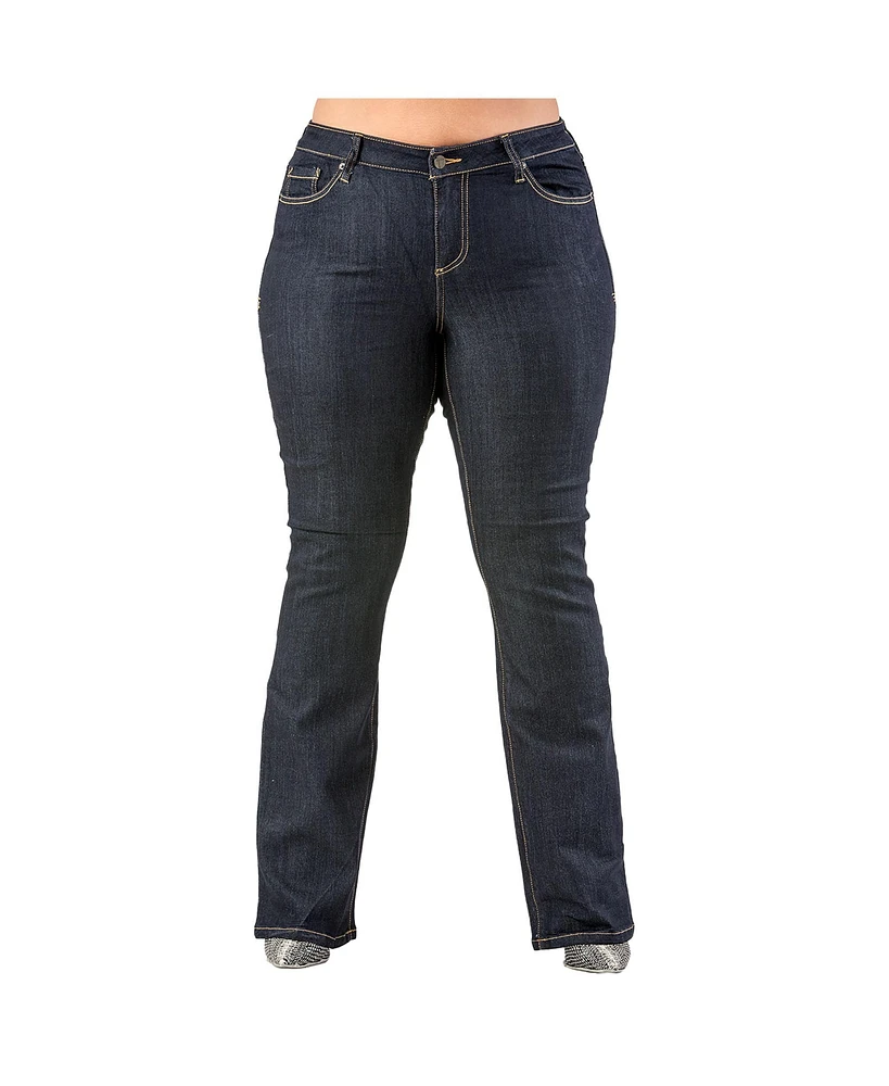 Standards & Practices Women's Basic 5-Pocket Style Slim Bootcut Jeans