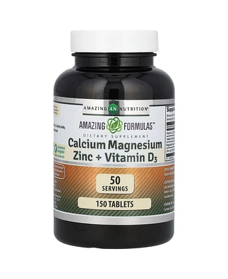 Amazing Nutrition Amazing Formulas Calcium Magnesium Zinc + Vitamin D3