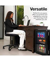 Cooluli Decor 2.4 CuFt Glass Door Beverage Cooler
