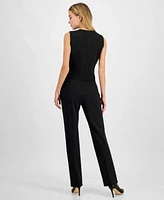 Bar Iii Womens Pinstriped Vest Pants Exclusively At Macys