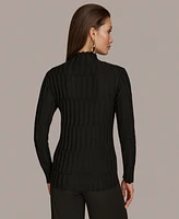 Donna Karan New York Women's Mock-Neck Merino Wool Sweater