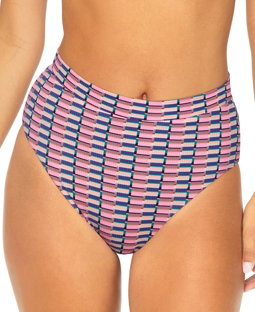 Raisins Juniors' Tropics Geo-Print High-Waisted Bottoms