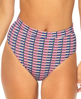 Raisins Juniors' Tropics Geo-Print High-Waisted Bottoms