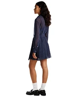 Tommy Jeans Women's Star Print Mini Shirt Dress