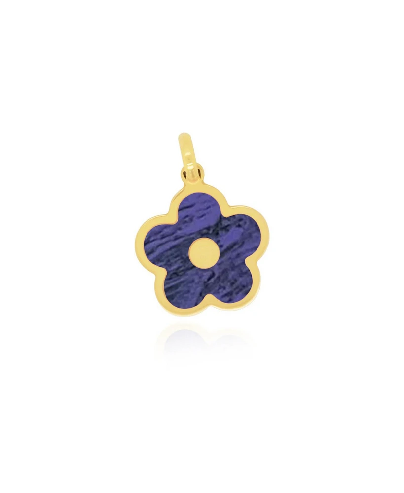 The Lovery Amethyst Cherry Blossom Charm 14K Gold