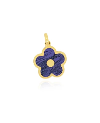 The Lovery Amethyst Cherry Blossom Charm 14K Gold