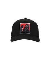 Scream Men's Ghostface Red Square Black Snapback Hat