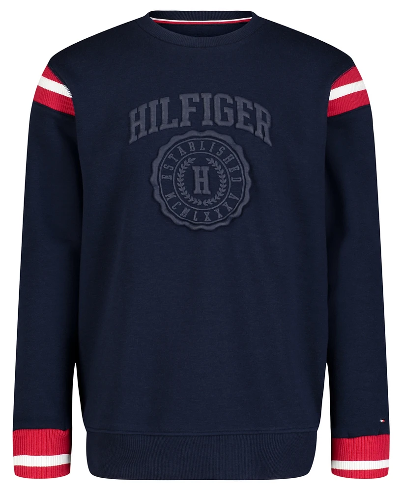 Tommy Hilfiger Toddler and Little Boys Varsity Crewneck Sweatshirt