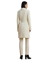 Lauren Ralph Lauren Petite Crepe Belted Wrap Coat