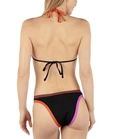 Hurley Juniors Around The Block Tie Back Bikini Top Bottoms