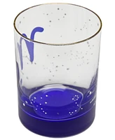 Culver Aquarius Zodiac Double Old-Fashioned Glass, Set of 2