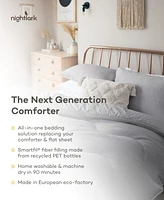 Night Lark Coverless Cotton Waffle Comforter
