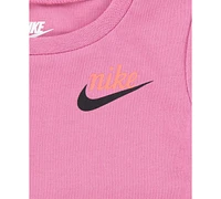 Nike Baby Girls New Impressions T-Shirt & Mesh Shorts, 2 Piece Set