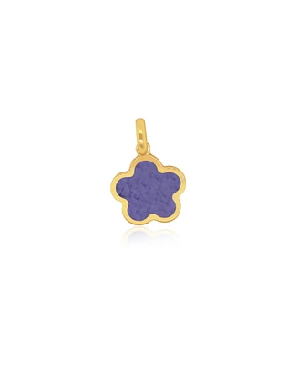 The Lovery Amethyst Flower Charm 14K Gold