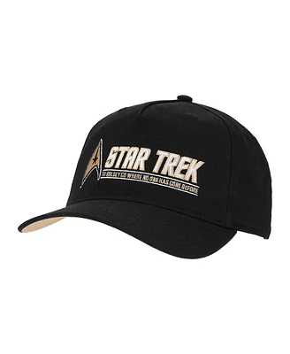 Star Trek Men's Logo Black Snapback Hat