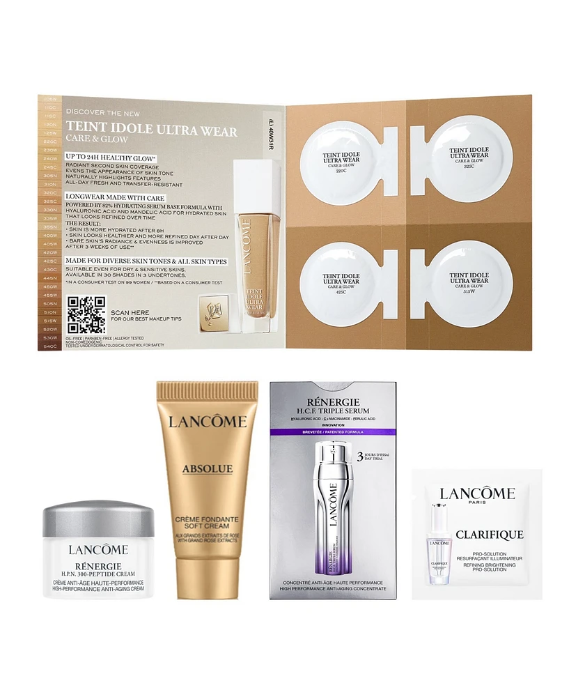 Free 5-pc gift with any $75 Lancome purchase. ($57 value)