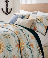 Greenland Home Fashions Kona Coastal Paradise Reversible -Pc. Quilt Set