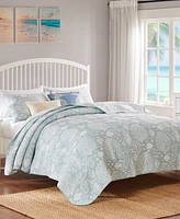 Greenland Home Fashions Marina Woven Jacquard Reversible -Pc. Coverlet Set