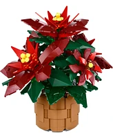 Lego Icons Poinsettia Plant Decor Building Set 10370