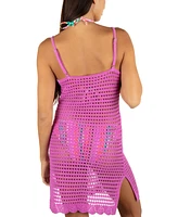 Hurley Juniors' Crochet Mini Dress Cover-Up