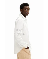 Desigual Men's Embroidered details shirt