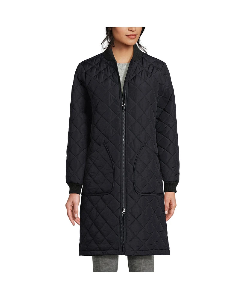 Lands' End Women's FeatherFree Insulated Bomber Coat