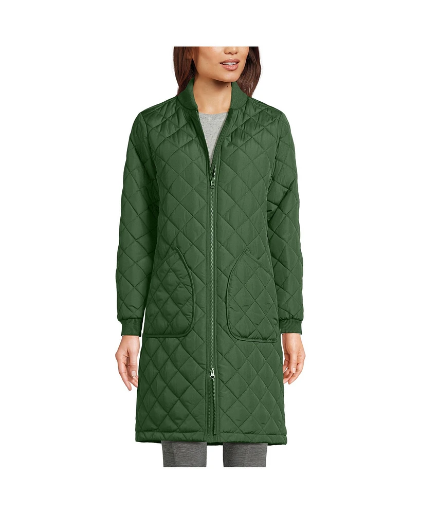 Lands' End Women's FeatherFree Insulated Bomber Coat