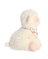 ebba Small Girl Lamb Blessing Lamb Playful Baby Plush Toy Pink 9"