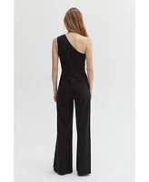 Crescent Women's Molly One Shoulder Jumpsuit