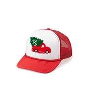 Sweet Wink Boys Christmas Truck Patch Hat