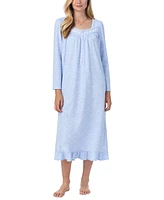 Eileen West Women's Cotton Floral Ruffled Nightgown