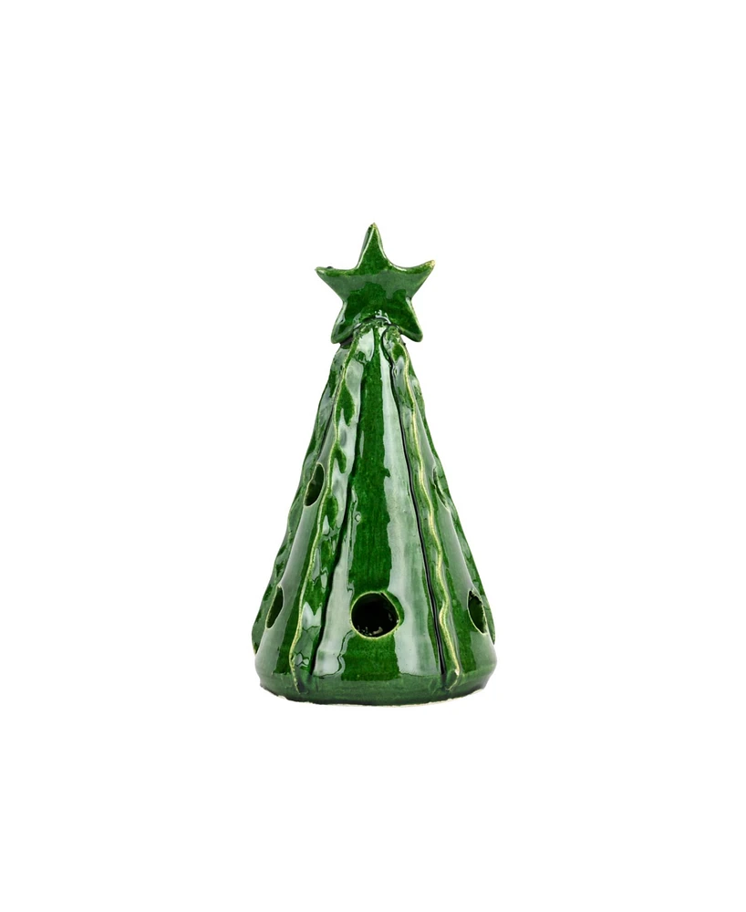 Vietri Foresta Green Mini Ribbon Tree