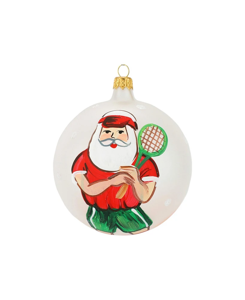 Vietri Old St. Nick Tennis Ornament