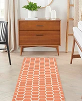 Nourison Home Twist Reversible TWS01 2'2"x12' Runner Area Rug