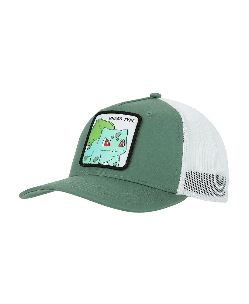 Pokemon Men's Bulbasaur Green Trucker Hat