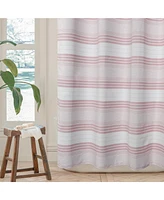 Awesome Home Horizontal Beach Stripe Water Repellent Shower Curtain ,72"X72"
