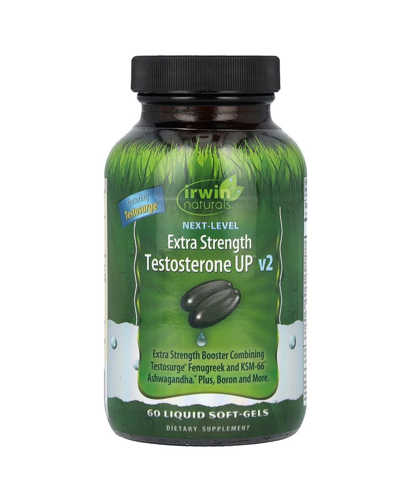 Irwin Naturals Next Level Testosterone Up v2 Extra Strength - 60 Liquid Soft