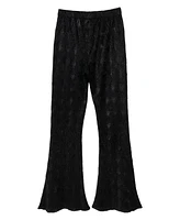 Stella 88 Big Girls Textured Knit Flare Pant