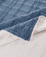 Greenland Home Portofino Ruffled -Pc. Quilt Set