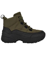 Calvin Klein Women's Noanne Lace Up Casual Lug Sole Booties