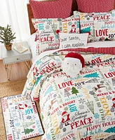 Levtex Merry Bright Santa Claus Lane Reversible -Pc. Comforter Set