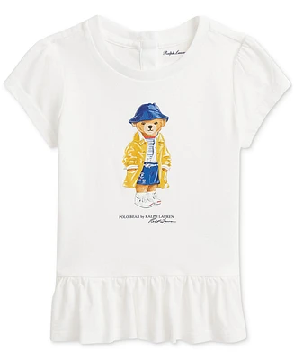 Polo Ralph Lauren Baby Bear Peplum Tee